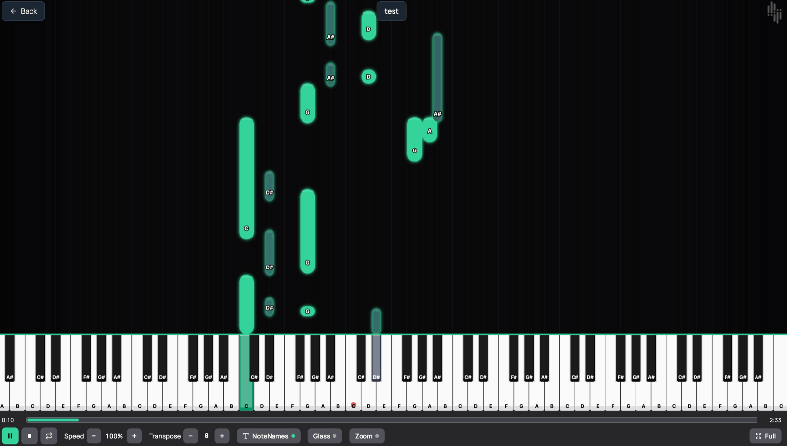 Ein Piano-Roll-Tutorial erstellen